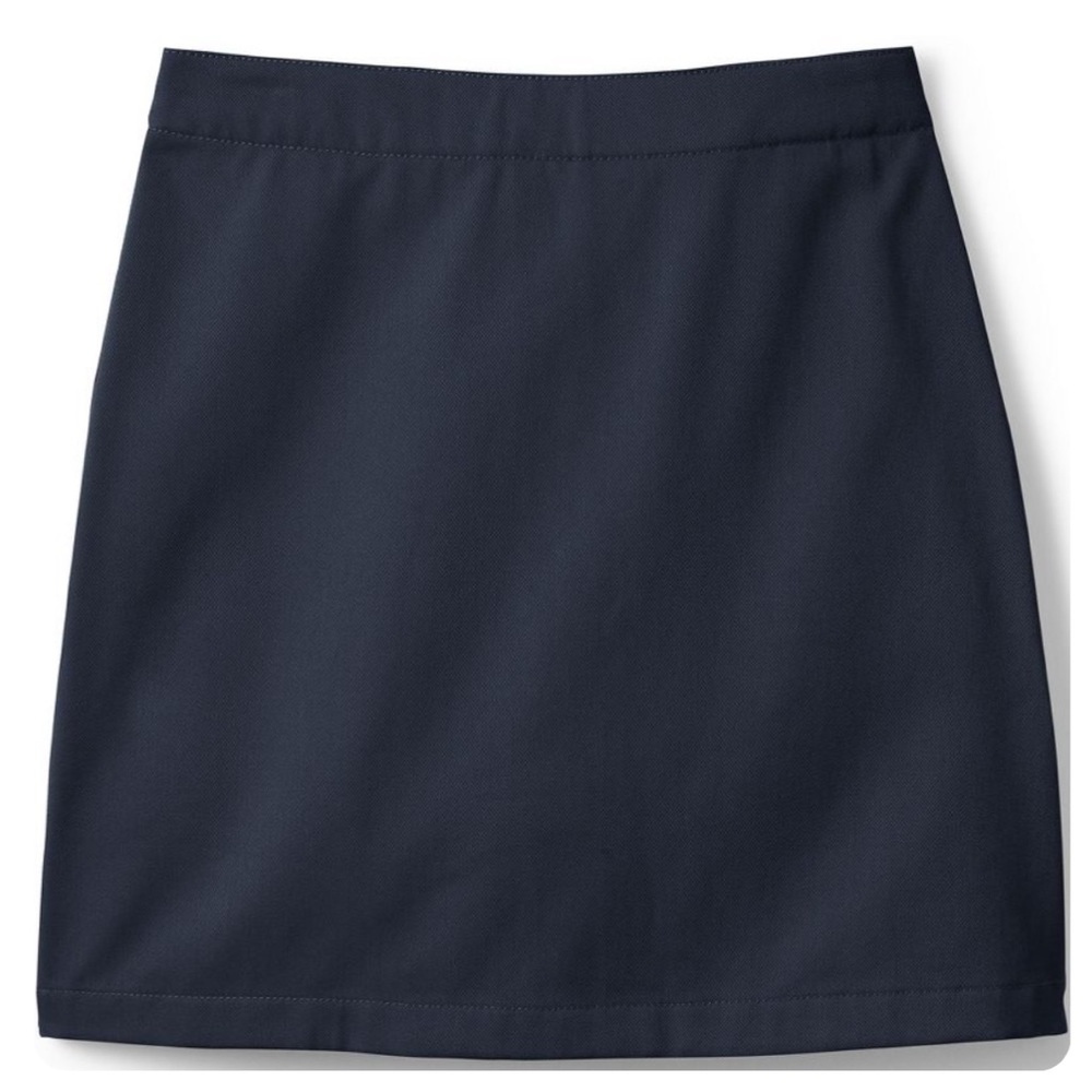 Lands' End School Uniform plus Girls Blend Chino Skort Above Knee